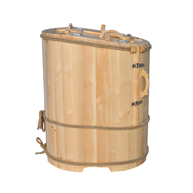 RebirthPRO Rope Cedar Barrel 1 Person Traditional Steam Sauna Wayfair